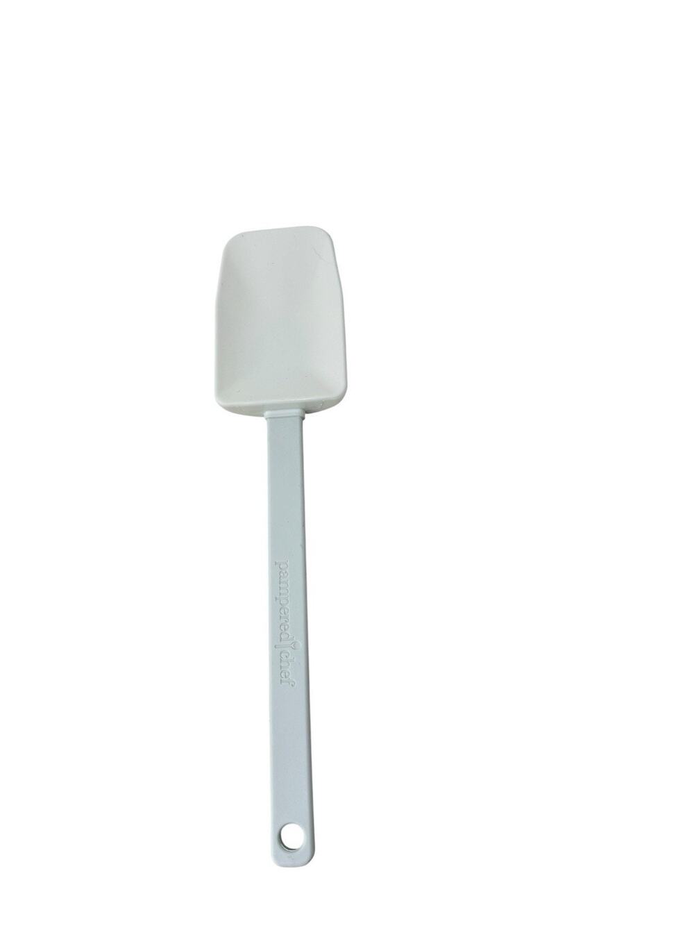 Pampered Chef Mix n Scraper #1657 White Silicone Made in USA NWOB